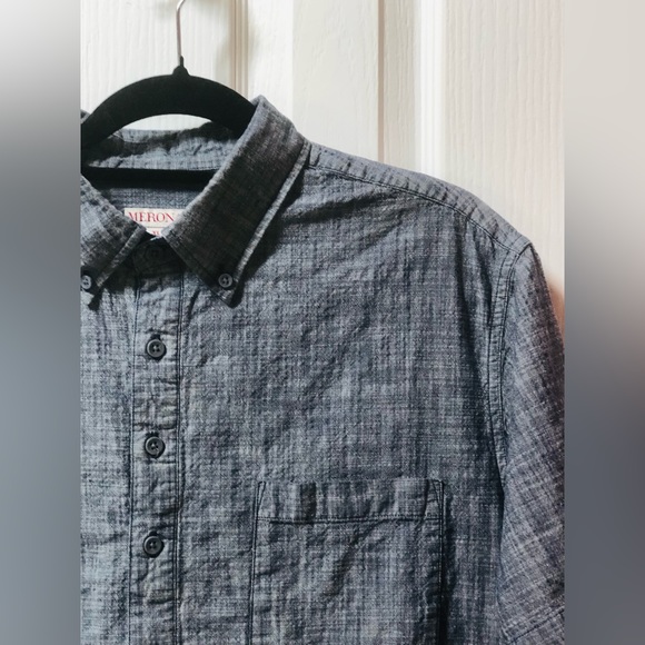 Merona Men’s 1/2 Button Down - Picture 2 of 3